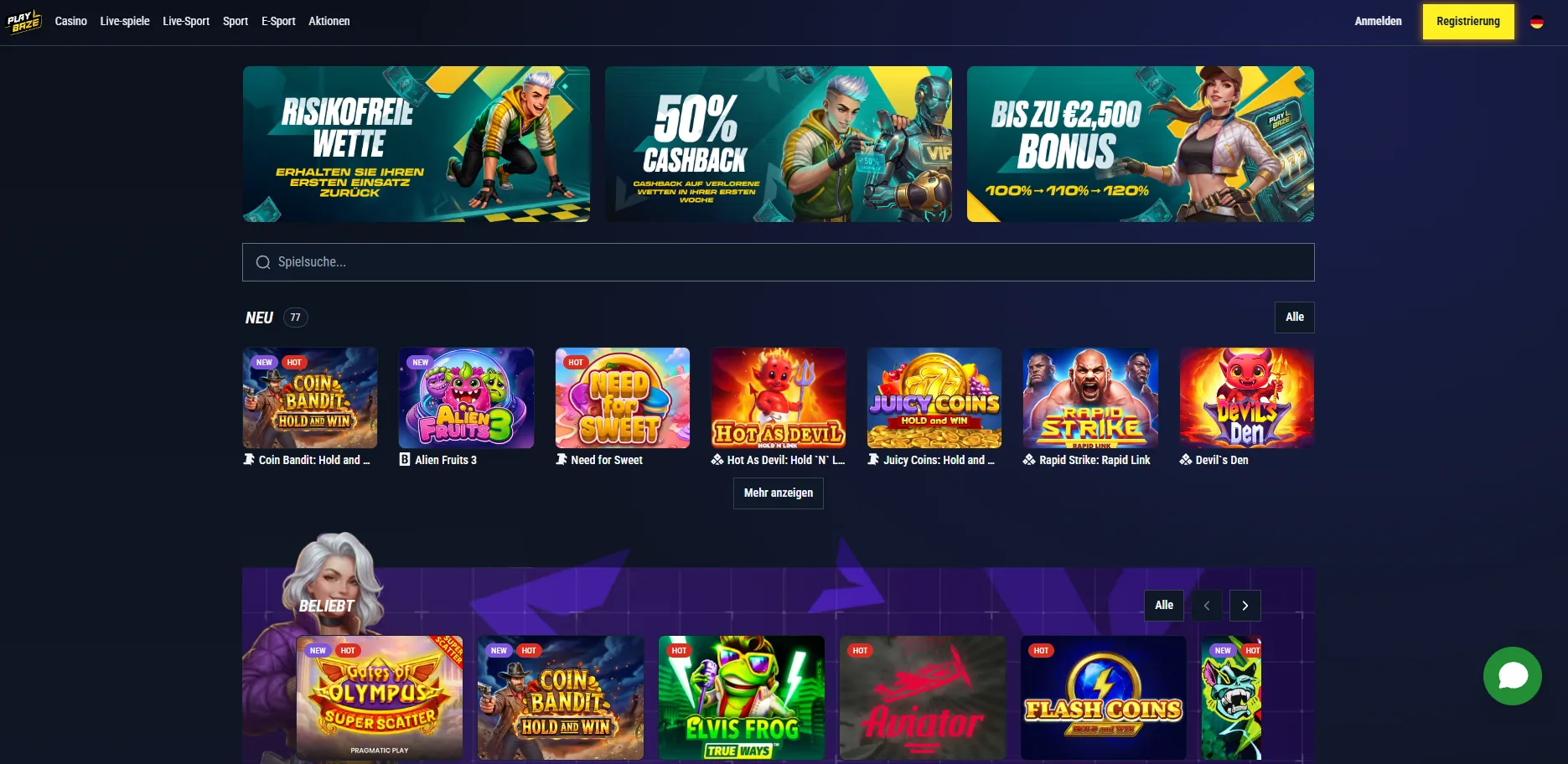 PlayBaze Casino Anmelden